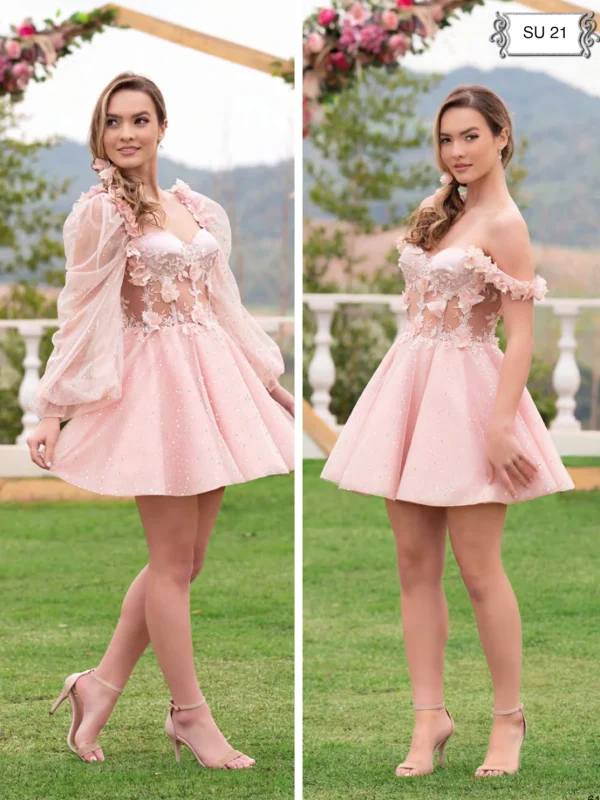 Vestido de Debutante – DE 017 (curto)