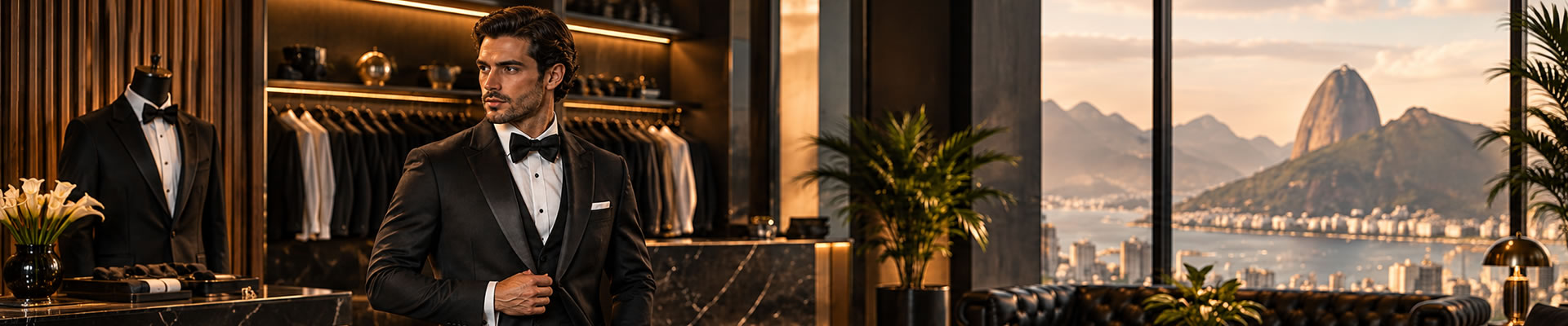 Trajes masculinos no Rio de Janeiro